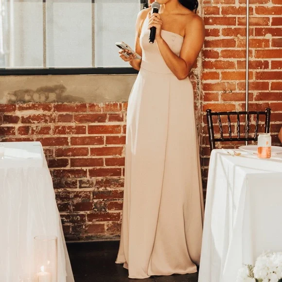 Dresses | Taupe Bridesmaids Dress | Poshmark